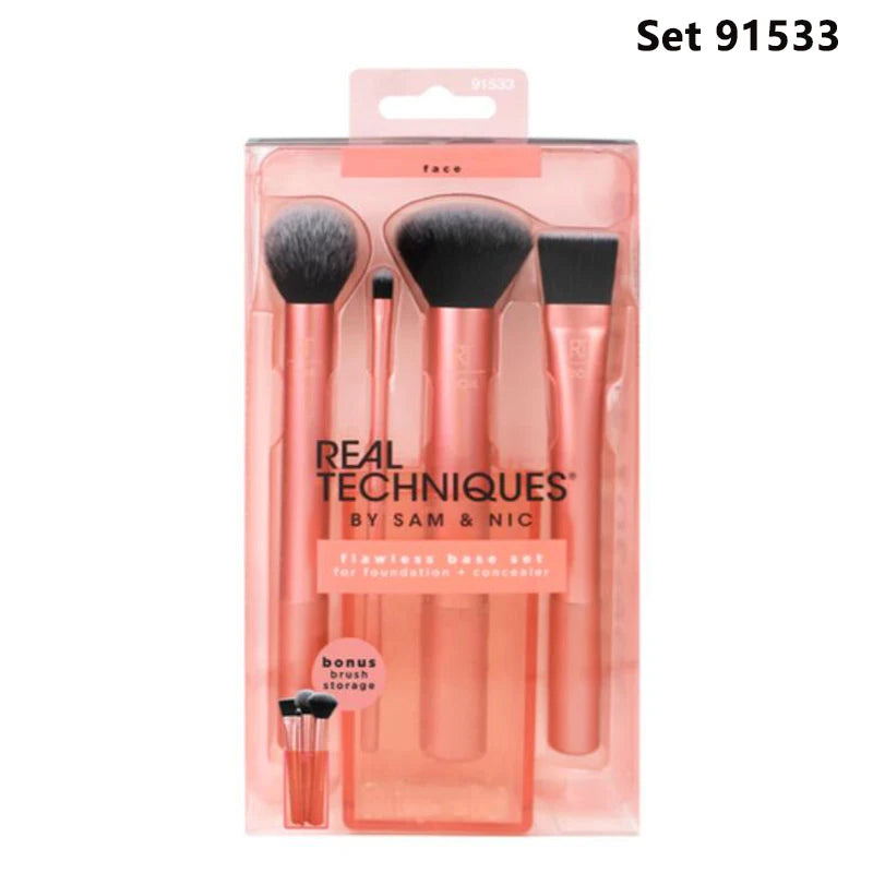 Real Techniques Set Makeup Sponge Set Face Beauty Cosmetic Powder Puff For Foundation Cream Concealer Make Up Blender Tools