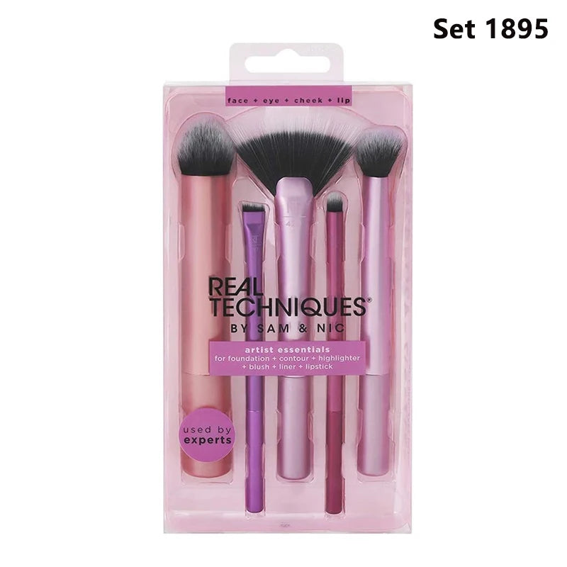 Real Techniques Set Makeup Sponge Set Face Beauty Cosmetic Powder Puff For Foundation Cream Concealer Make Up Blender Tools