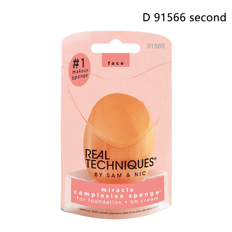 Real Techniques Set Makeup Sponge Set Face Beauty Cosmetic Powder Puff For Foundation Cream Concealer Make Up Blender Tools