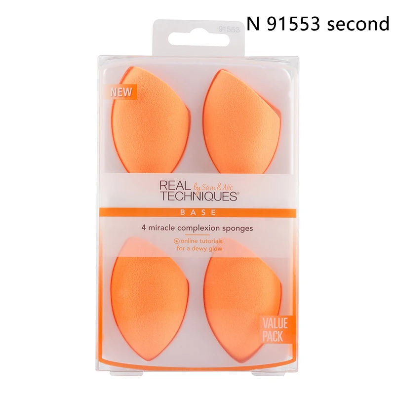 Real Techniques Set Makeup Sponge Set Face Beauty Cosmetic Powder Puff For Foundation Cream Concealer Make Up Blender Tools