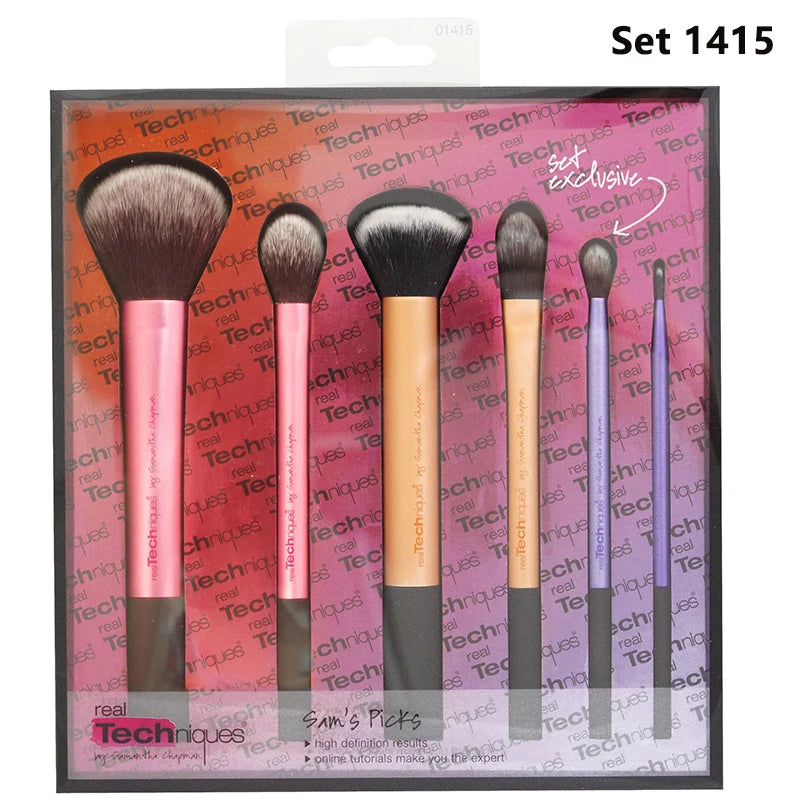 Real Techniques Set Makeup Sponge Set Face Beauty Cosmetic Powder Puff For Foundation Cream Concealer Make Up Blender Tools