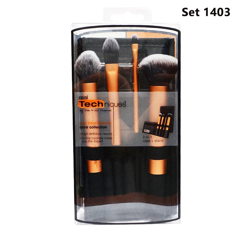 Real Techniques Set Makeup Sponge Set Face Beauty Cosmetic Powder Puff For Foundation Cream Concealer Make Up Blender Tools