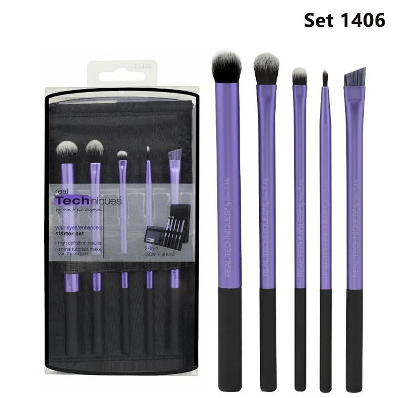 Real Techniques Set Makeup Sponge Set Face Beauty Cosmetic Powder Puff For Foundation Cream Concealer Make Up Blender Tools