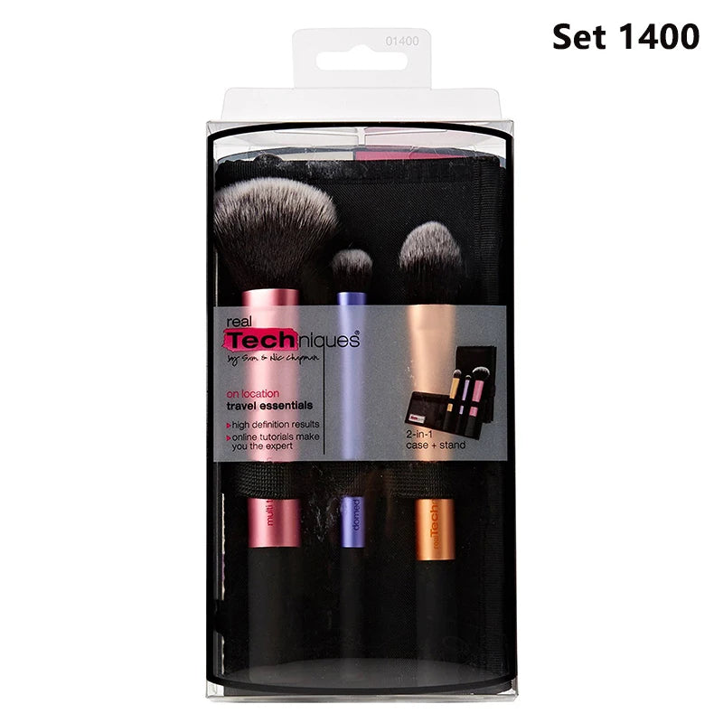 Real Techniques Set Makeup Sponge Set Face Beauty Cosmetic Powder Puff For Foundation Cream Concealer Make Up Blender Tools