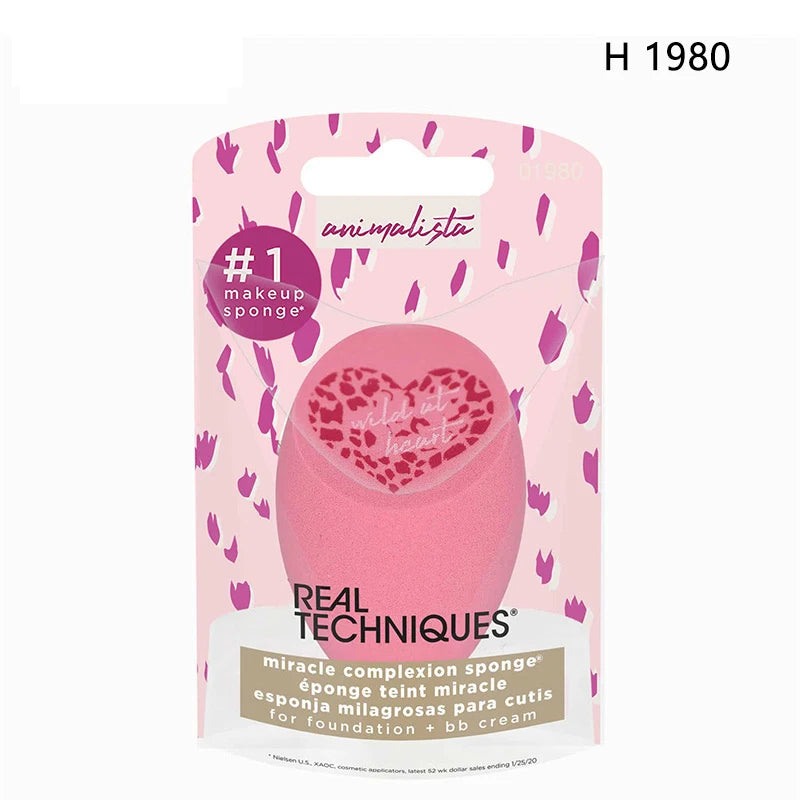 Real Techniques Set Makeup Sponge Set Face Beauty Cosmetic Powder Puff For Foundation Cream Concealer Make Up Blender Tools
