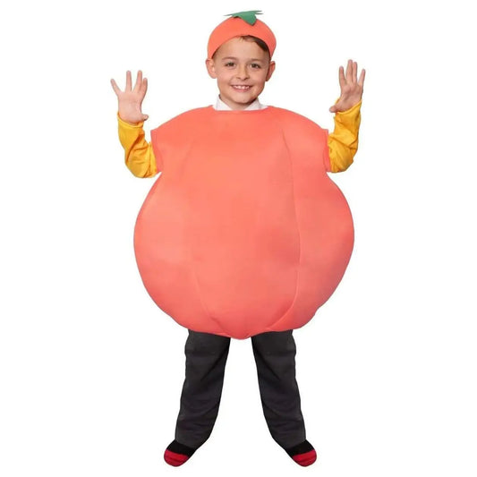 Childs Giant Peach Fancy Dress Costume - Two Piece Kids Unisex James Costume - Book Week/ World Book Day Fancy Dress