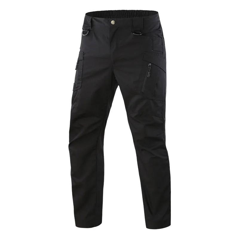 Men City Pants Cargo Trousers Multi-pocket Waterproof Wear-resistant Casual Training Overalls  Fat Cargo Quick Dry Pants