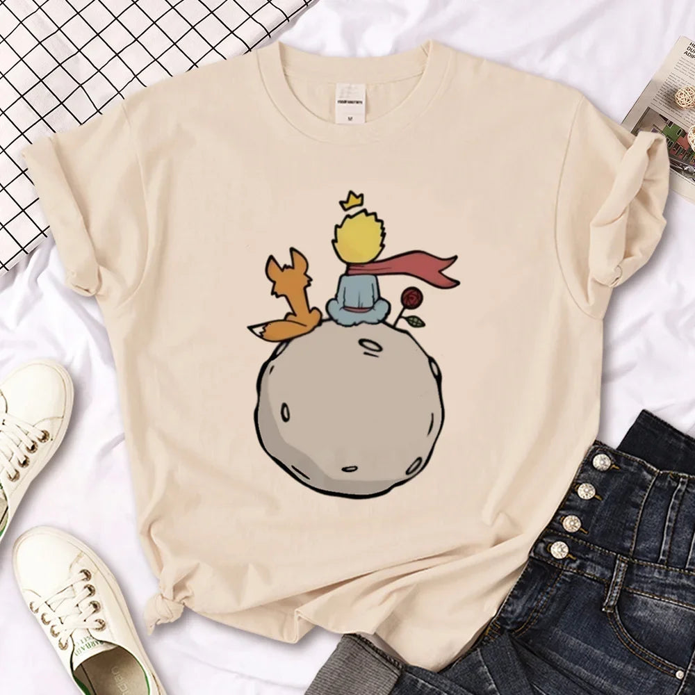 the Little Prince Tee women harajuku tshirt girl 2000s clothing