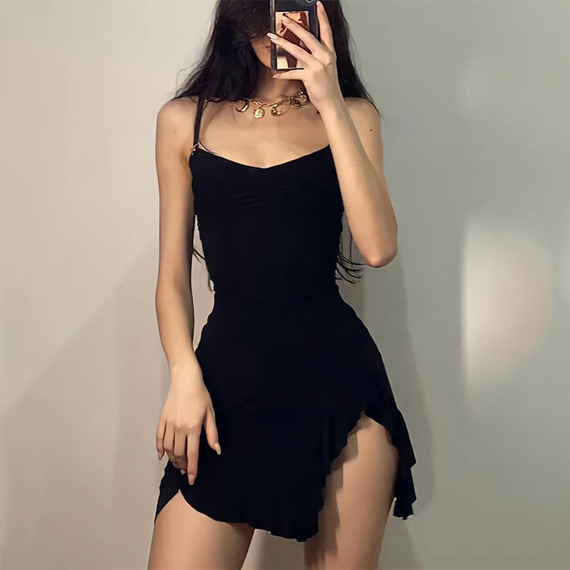 Sexy Sleeveless Mini Dress – Backless Bodycon, Party Club Outfit