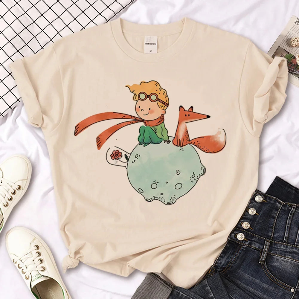 the Little Prince Tee women harajuku tshirt girl 2000s clothing